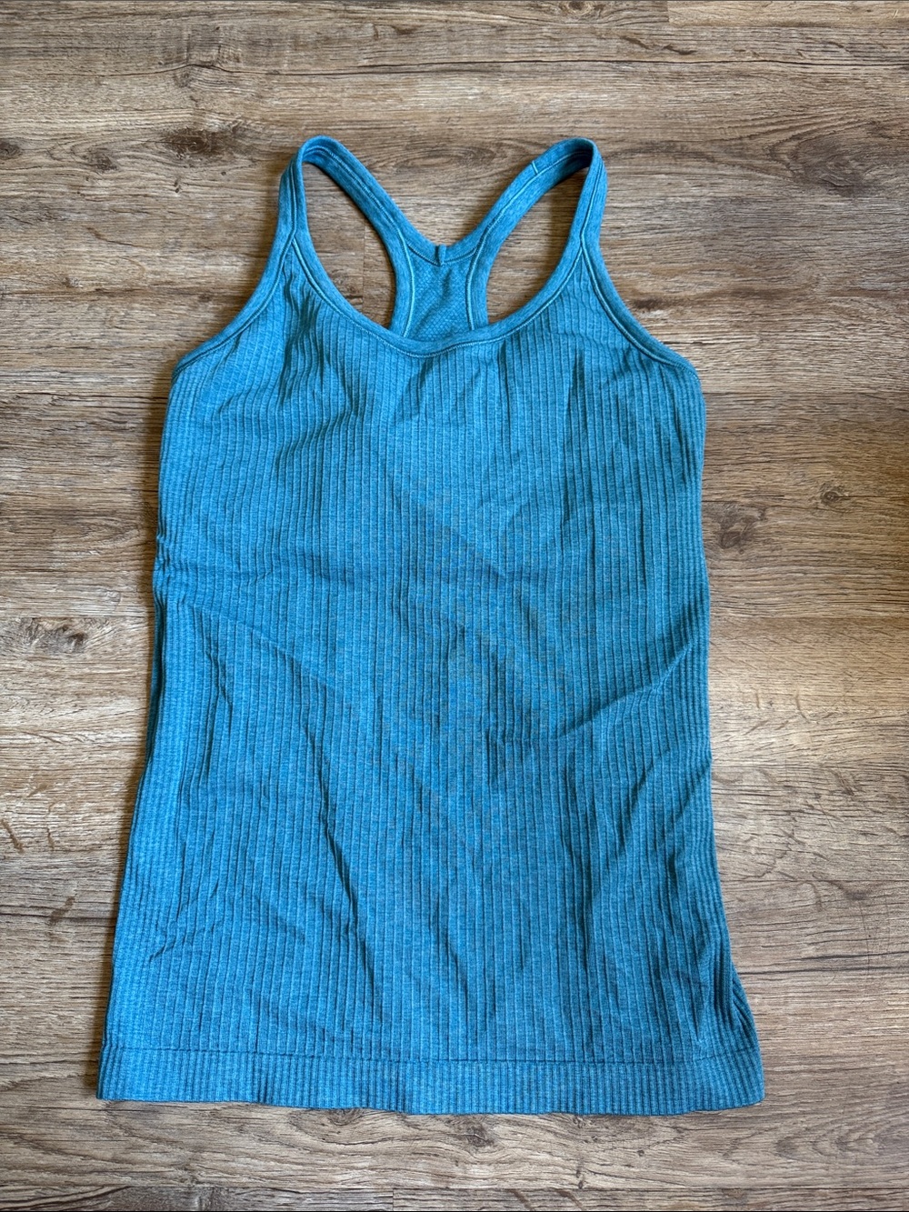 lululemon athletica Ribbed Racerback Tank Top - Teal Blue